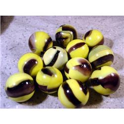 BB Marbles: 12 Marble King Rainbow Bumblebee