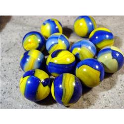 BB Marbles: 12 Marble King Rainbow Cub Scout