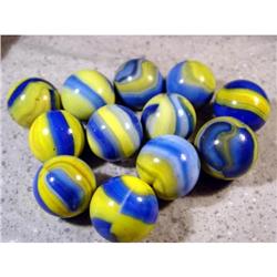 BB Marbles: 12 Marble King Rainbow Cub Scout