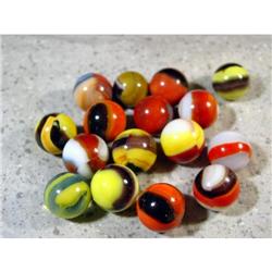 BB Marbles: 16 Marble King Odd Rainbow