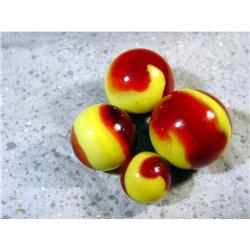 BB Marbles: 4 Akro Corkscrews
