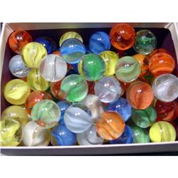 BB Marbles: About 60 Shooter Catseyes