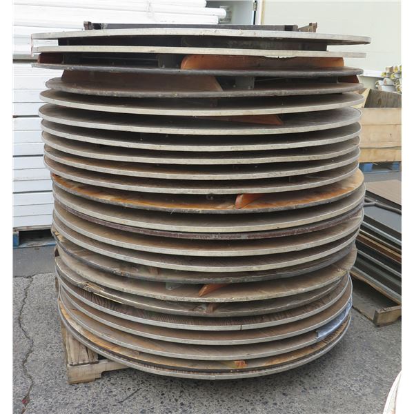 Qty 23 Round Banquet Table 66" Diameter
