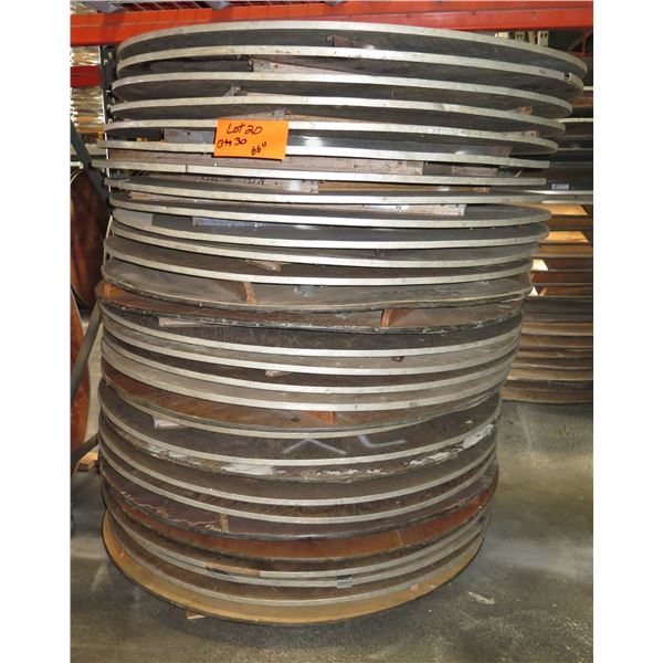 Qty 25 Round Banquet Table 72" Diameter