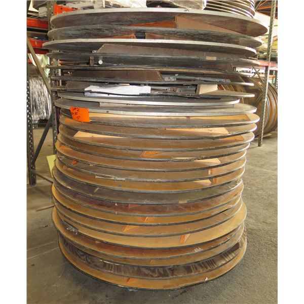 Qty 25 Round Banquet Table 72" Diameter
