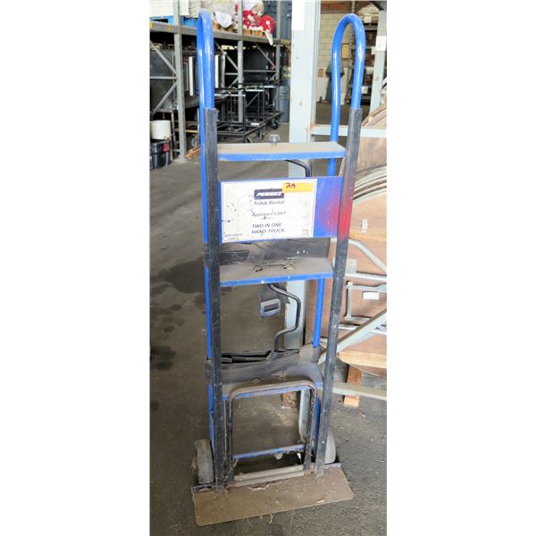 Metal Industrial Two-In-One Appliance Cart Hand Truck