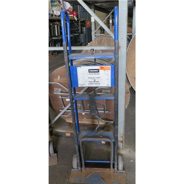 Metal Industrial Two-In-One Appliance Cart Hand Truck