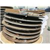 Image 2 : Qty 18 Wood Round Folding Tables: 7 @ 48" / 11 @ 42" Diameter