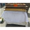 Image 1 : Qty 12 Wood Square Folding Table Tops 54"x54"
