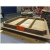 Image 2 : Qty 12 Wood Square Folding Table Tops 54"x54"
