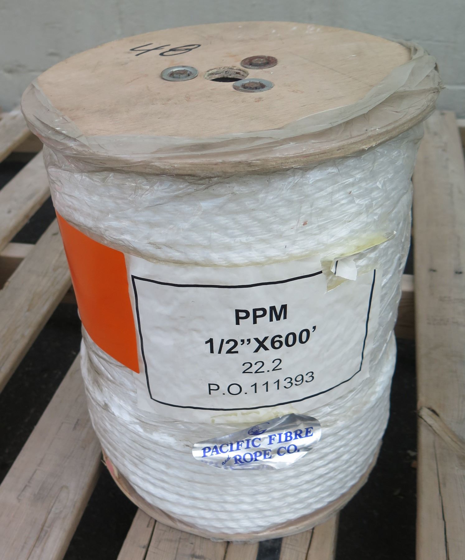 Spool Pac Cable Spool Pacific Wire Rope Co. PPM 1/2