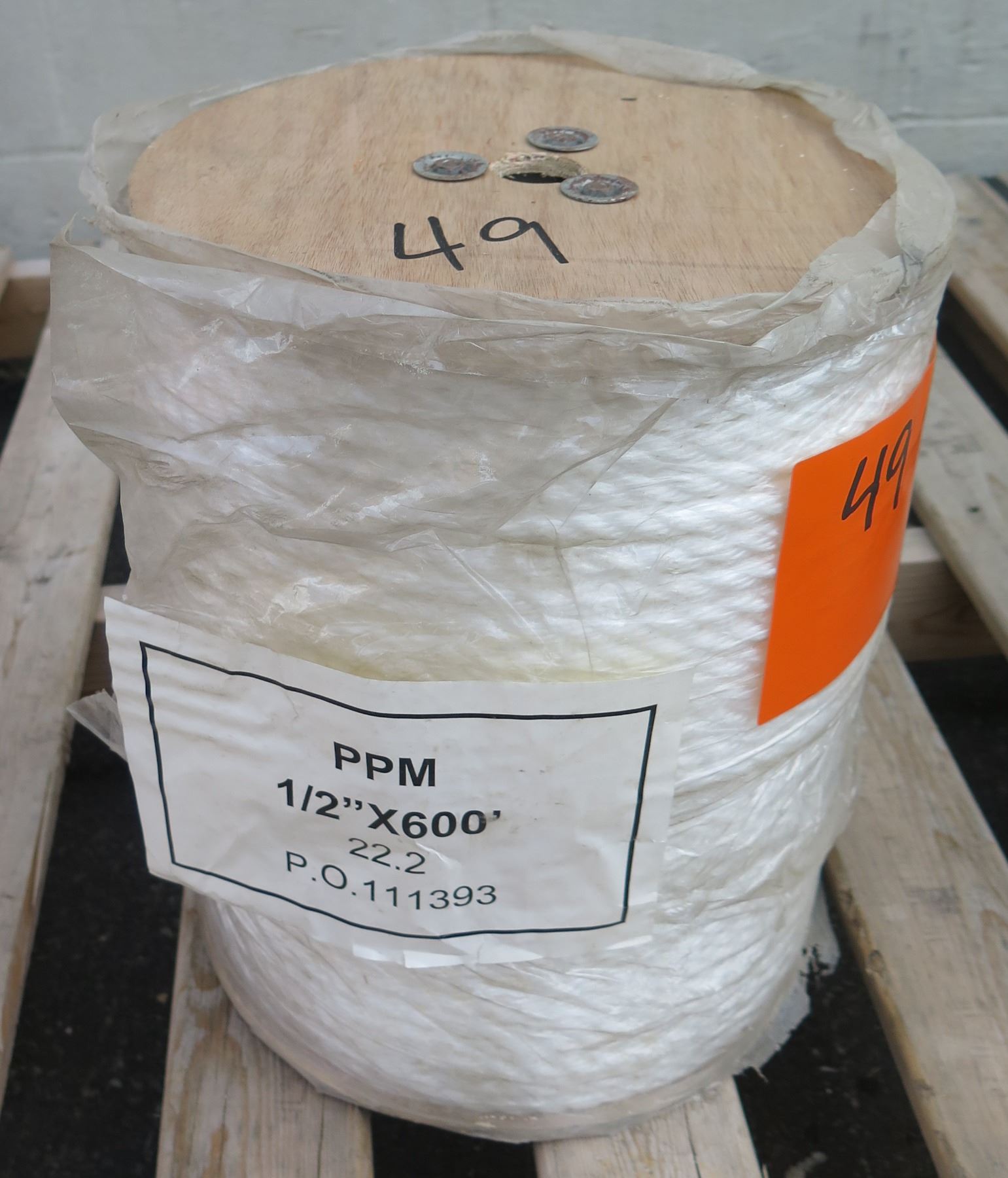 Spool Pac Cable Spool Pacific Wire Rope Co. PPM 1/2
