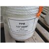 Image 2 : Spool Pacific Wire Rope Co. PPM 1/2"x600' 22.2 PO 111393 White Rope