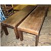 Image 1 : Qty 2 Farm Benches 6' Length
