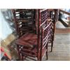 Image 11 : Qty 30 Mahogany Colored Chivari Chairs 16" Diameter x 36"Ht.