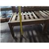 Image 24 : Wooden Modular 7-Seat Sofa Frame (each piece 26"x24"x34"H) w/ 36" Dia x 18"H Table