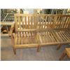 Image 2 : Wooden Modular 7-Seat Sofa Frame (each piece 26"x24"x34"H) w/ 36" Dia x 18"H Table