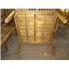 Image 8 : Wooden Modular 7-Seat Sofa Frame (each piece 26"x24"x34"H) w/ 36" Dia x 18"H Table