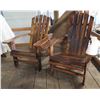 Image 1 : Qty 2 Adirondack Chairs 30"x19"x35"Ht.