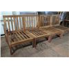 Image 1 : Teak Wood Modular 4 Seat Sectional Couch Frame 26"x24"x33"H each