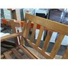 Image 8 : Teak Wood Modular Loveseat Couch Frame 51"x25"x32"H & Armchair 28"x23"x30"H