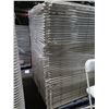 Image 10 : Qty 150 White Metal Folding Chairs 15"x15"x36"H