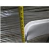 Image 9 : Qty 150 White Metal Folding Chairs 15"x15"x36"H