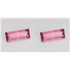 Image 1 : Natural Baguette Pink Tourmaline Pair - VVS