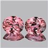 Image 1 : Natural Padparadscha Pink Tourmaline Pair{Flawless-VVS}