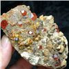 Image 5 : Natural Spessartine Garnets & Smoky Quartz Specimen