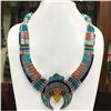 Image 1 : Tibet Natural Stone Tribal Queen Royal Necklace