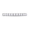 Image 2 : Diamond Single Row Wedding Band 1/2 Cttw 14kt White Gold