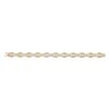 Image 1 : Mens Diamond Big Look Pave-set Fashion Bracelet 1-3/8 Cttw 10kt Yellow Gold