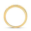 Image 4 : Diamond Solitaire Band Ring 1/20 Cttw 14kt Yellow Gold