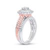 Image 3 : Diamond Bridal Wedding Ring Band Set 1 Cttw 14kt Two-tone Gold