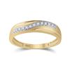 Image 3 : His Hers Diamond Cluster Matching Wedding Set 1/3 Cttw 10kt Yellow Gold