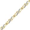 Image 1 : Diamond Infinity Bracelet 1/2 Cttw 10kt Yellow Gold