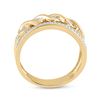 Image 3 : Diamond Twist Scroll Band Ring 1/4 Cttw 10kt Yellow Gold