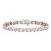 Image 1 : Diamond Link Bracelet 1/2 Cttw 10kt Two-tone Gold
