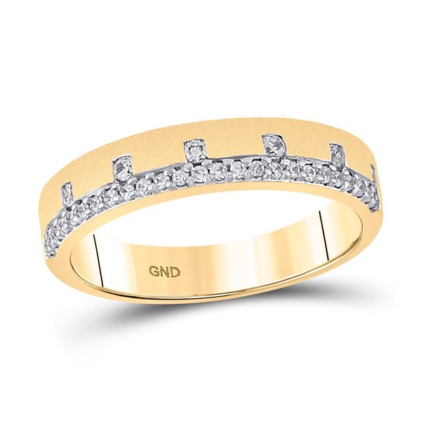 Diamond Band Ring 1/4 Cttw 14kt Yellow Gold