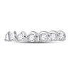 Image 2 : Diamond Band Ring 1/2 Cttw 14kt White Gold