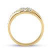 Image 3 : Mens Diamond Band Ring 1/4 Cttw 10kt Yellow Gold