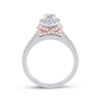Image 4 : Diamond Bridal Wedding Ring Band Set 1 Cttw 14kt Two-tone Gold