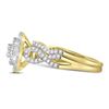 Image 3 : Diamond Bridal Wedding Ring Band Set 1 Cttw 14kt Yellow Gold