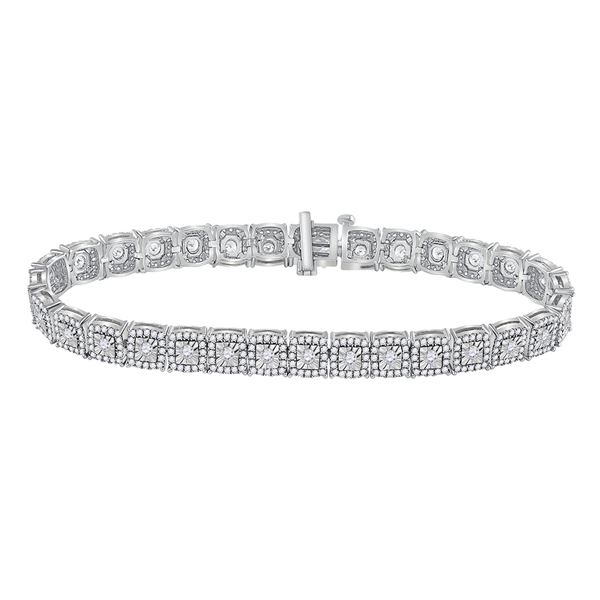 Diamond Tennis Bracelet 3 Cttw 10kt White Gold