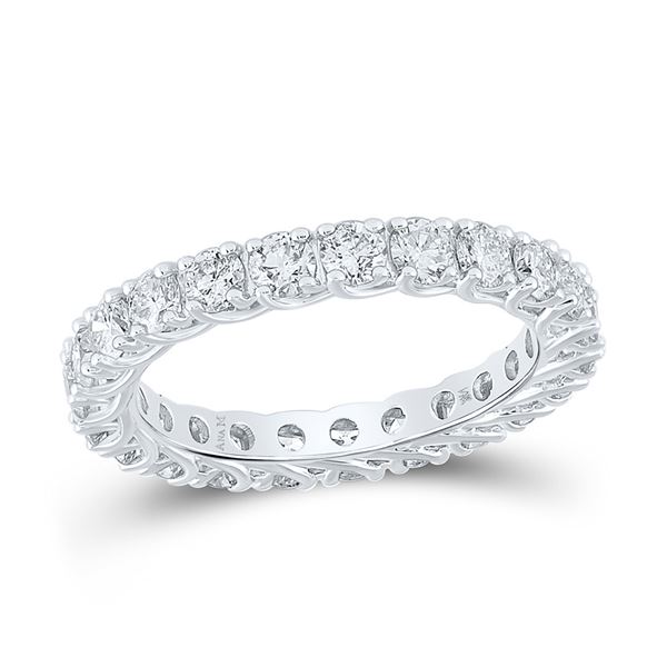 Diamond Eternity Wedding Band 2 Cttw 14kt White Gold
