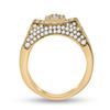 Image 3 : Mens Baguette Diamond Square Ring 2-3/4 Cttw 14kt Yellow Gold