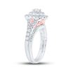 Image 3 : Diamond Bridal Wedding Ring Band Set 1 Cttw 14kt Two-tone Gold