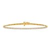Image 1 : Diamond Tennis Bracelet 1 Cttw 14kt Yellow Gold