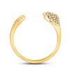Image 3 : Diamond Abstract Fashion Ring 1/5 Cttw 14kt Yellow Gold